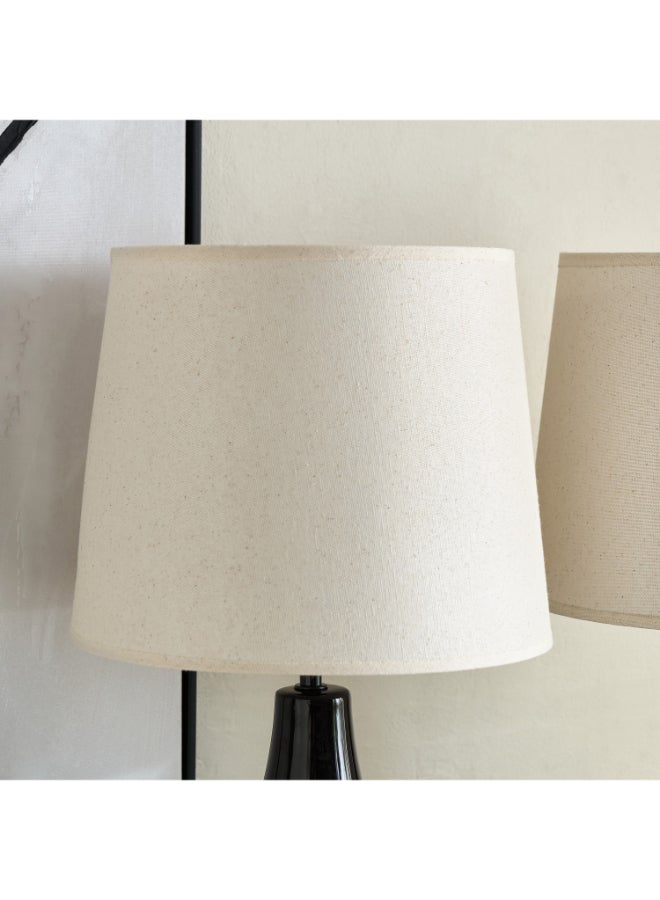 Home Box Cayan 2-Piece Black Ceramic Table Lamp Set - Image 3